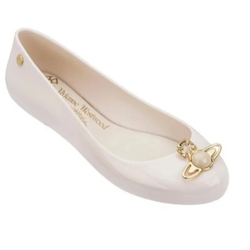 Слоновая кость Melissa Ultragirl/ г.; женские сандалии на плоской подошве; Брендовая женская прозрачная обувь Melissa; женские прозрачные сандалии; женская прозрачная обувь - Цвет: Слоновая кость