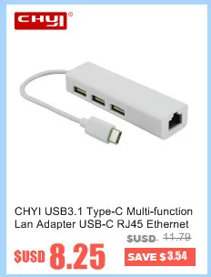 Chyi мини USB HUB 3.0 Super Скорость 5 Гбит/с 4 Порты Портативный Micro USB 3.0 сплиттер с внешними Адаптеры питания для pc Интимные аксессуары