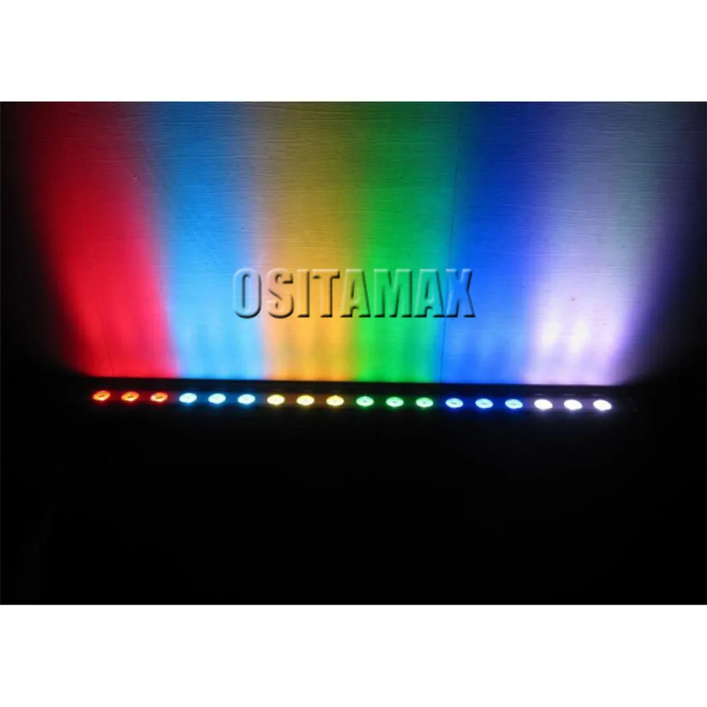 8 шт. светодиодный настенный светильник 18X3W RGB IP65 открытый сценический DJ ing