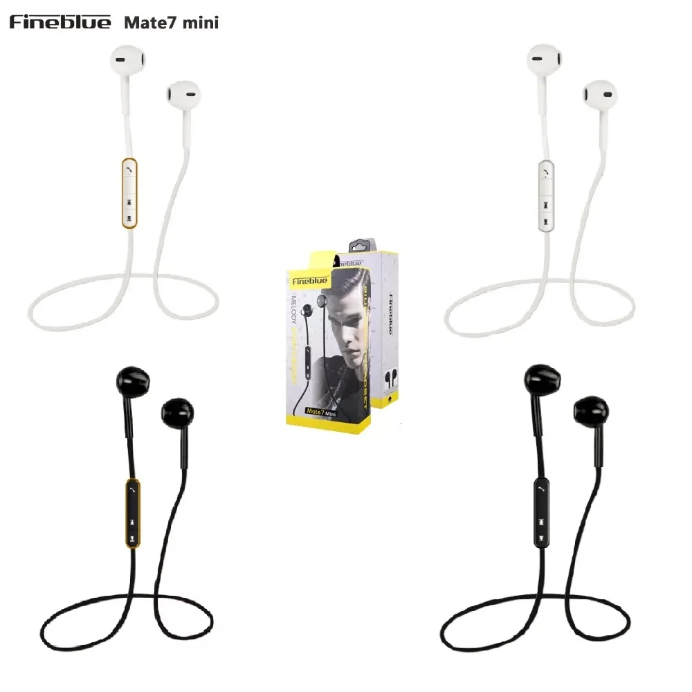 2016 Новинка Bluetooth 4 0 гарнитура Fineblue Коврики 7 мини Беспроводной спортивные