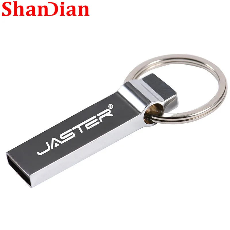USB-флеш-накопитель SHANDIAN 8/16/4/32 ГБ металлический с кольцом для ключей | Компьютеры и