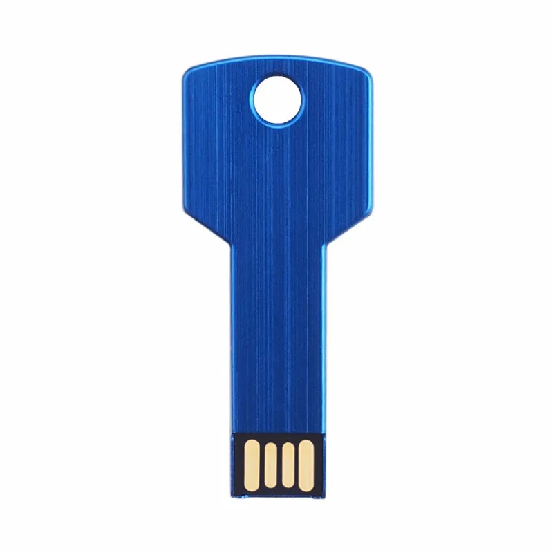 Бесплатная доставка 16 ГБ 32 64 металл красочные ключ 2.0 USB флэш-накопитель U диск