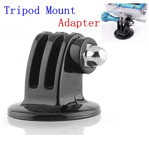 10pcs GoPro Hero 3 Mounts Accessories Case monopod Tripod Mount Adapter for Go pro Hero3 Hero2 HD Camera Holder Black Edition |