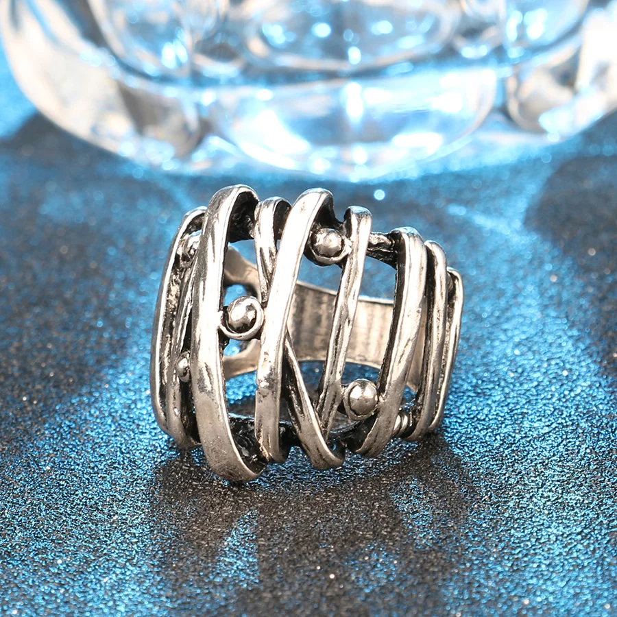 Новинка 2017 обручальное кольцо в стиле панк винтажные ювелирные изделия оптовая