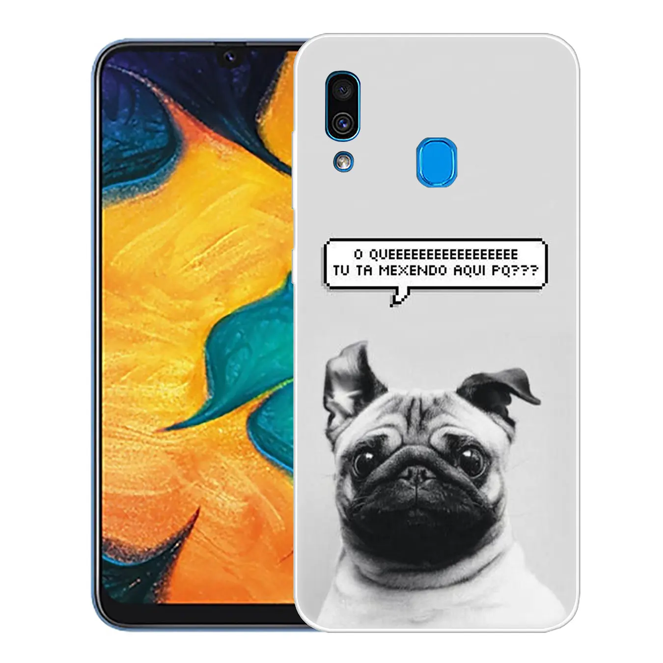 Lavaza Мопс видел вещи собака ездить Бабочка Арт Жесткий Чехол для samsung Galaxy A70 A60 A50 A40 A30 A20 A10 M10 M20 M30 M40 A20e