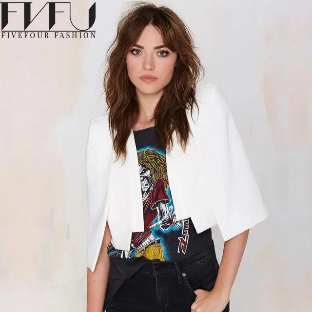 Мода 2017 г. Демисезонный блейзер для женщин Большие размеры XXL рукавом три