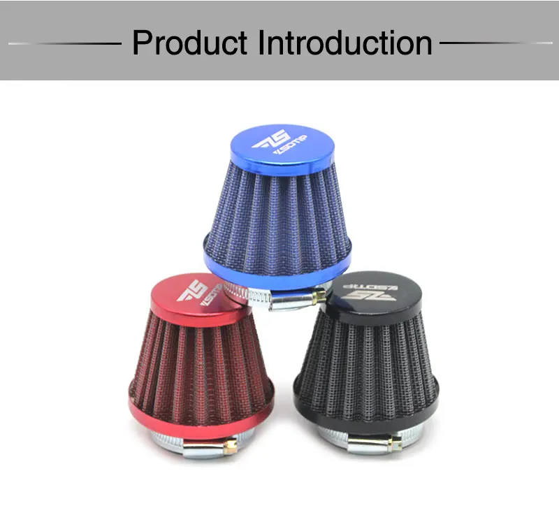 Alconstar 35 38 42 45 58 мм МОТОЦИКЛ КАРБЮРАТОР воздушный фильтр впускной трубы Грибная головка для KOSO MIKUNI OKO KEIHI карбюратор