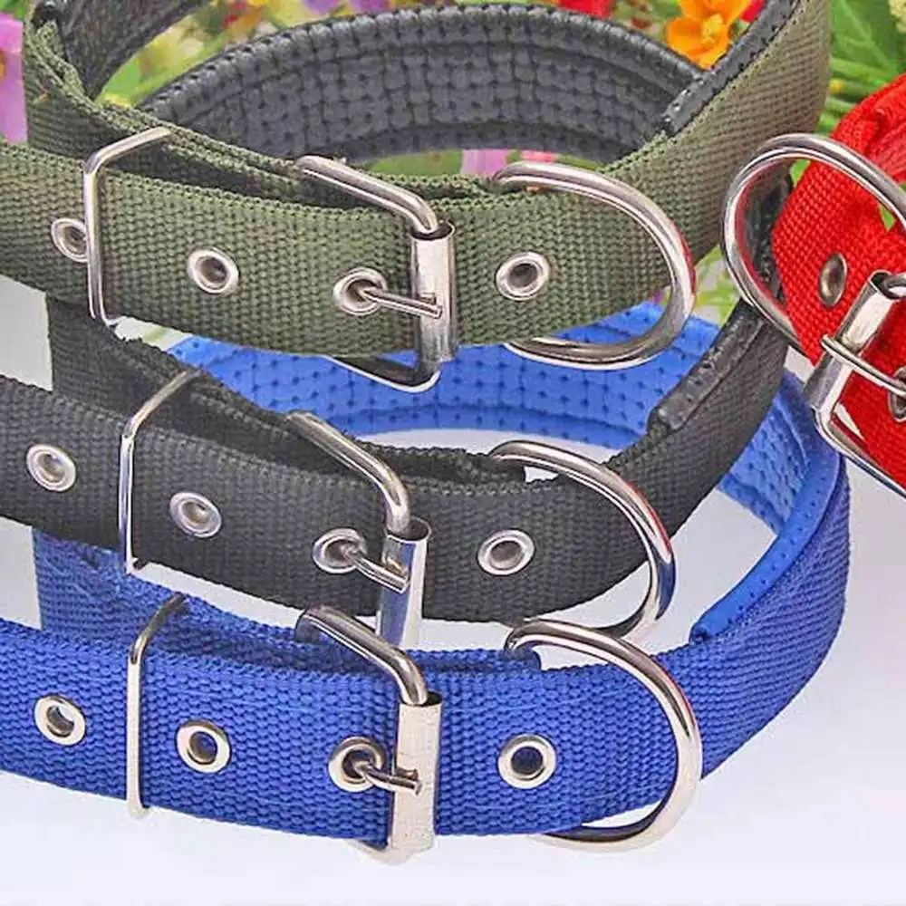 Удобный регулируемый нейлоновый ошейник для собак длиной 4 0*60 см маленьких и