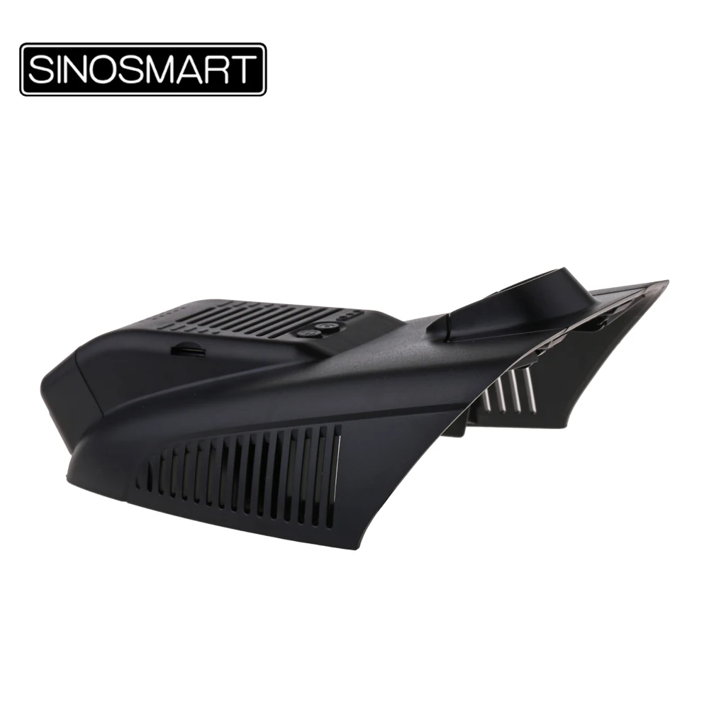 SINOSMART Wifi DVR для Mercedes Benz C200 14 15/GLC 260 15/E220 /C200L 180 Скрытая установка с приложением дополнительная двойная камера