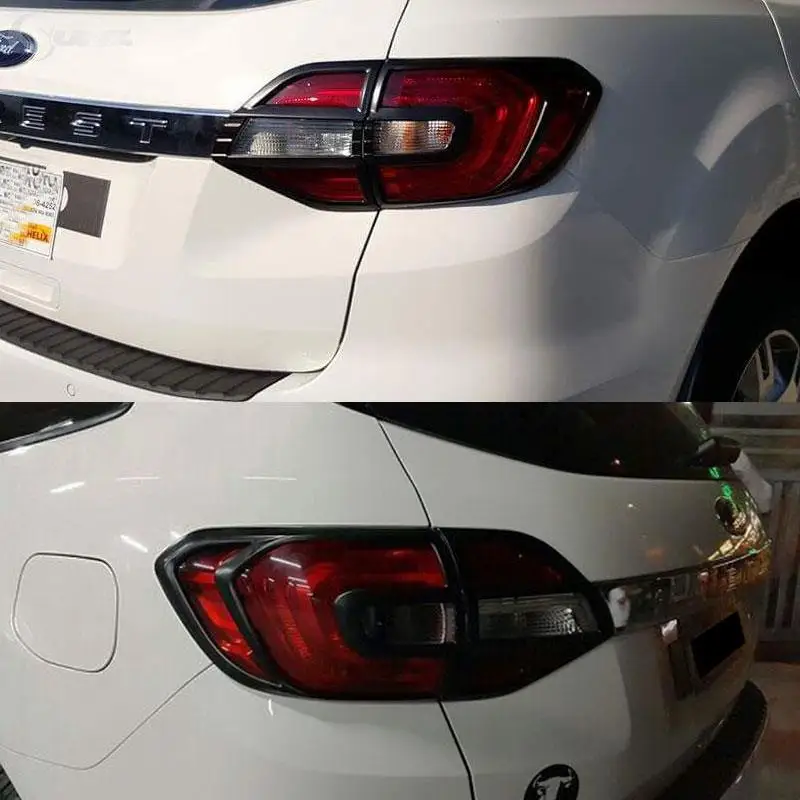 ABS черные комплекты для Ford Everest Endeavour 2016 2017 2018 2019|kit painting|lamp cupkit xenon 4300k h7 |