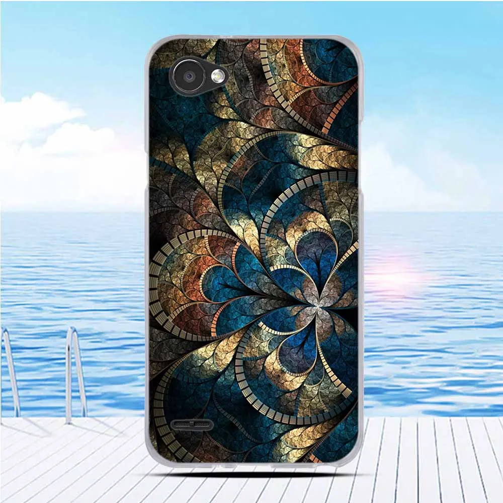 Soft TPU FOR Capa LG Q6 Case Cover Painted Phone Q6A Alpha M700 Plus X600 Back Protective | Мобильные телефоны и