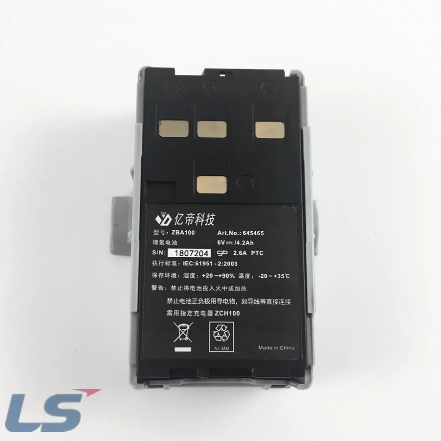 2020 новый аккумулятор GEOMAX ZBA100 ZBA101 для ZTS602 ZTS602S ZTS602LR общая станция 6 в 4200 мАч Ni