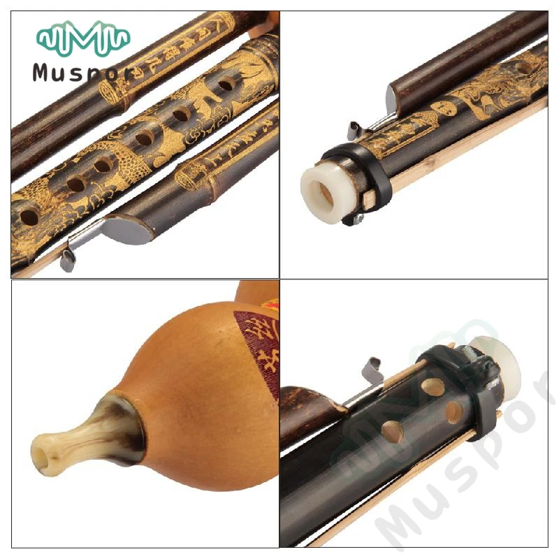 Китайская Тыква халуси 3 октавы кукурбит канавка C/Bb ключ Юньнань этнический