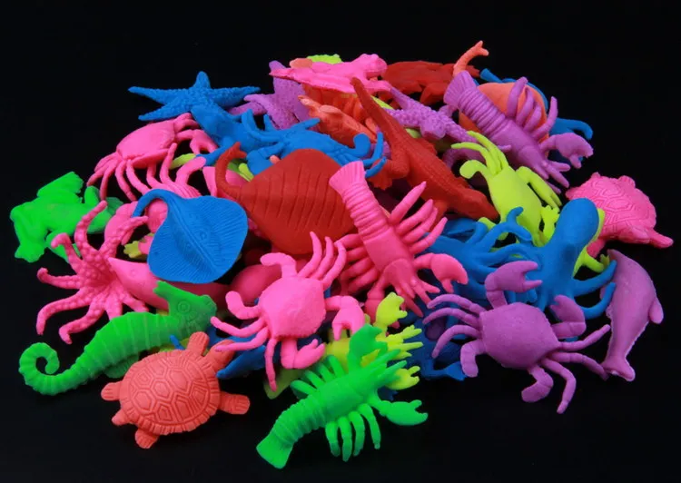 10 шт. силиконовые игрушки для выращивания животных новинка Детские водяные