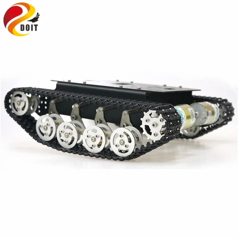 TS100 амортизатор из металла робот цистерны комплект шасси для Arduino uno r3 Малина