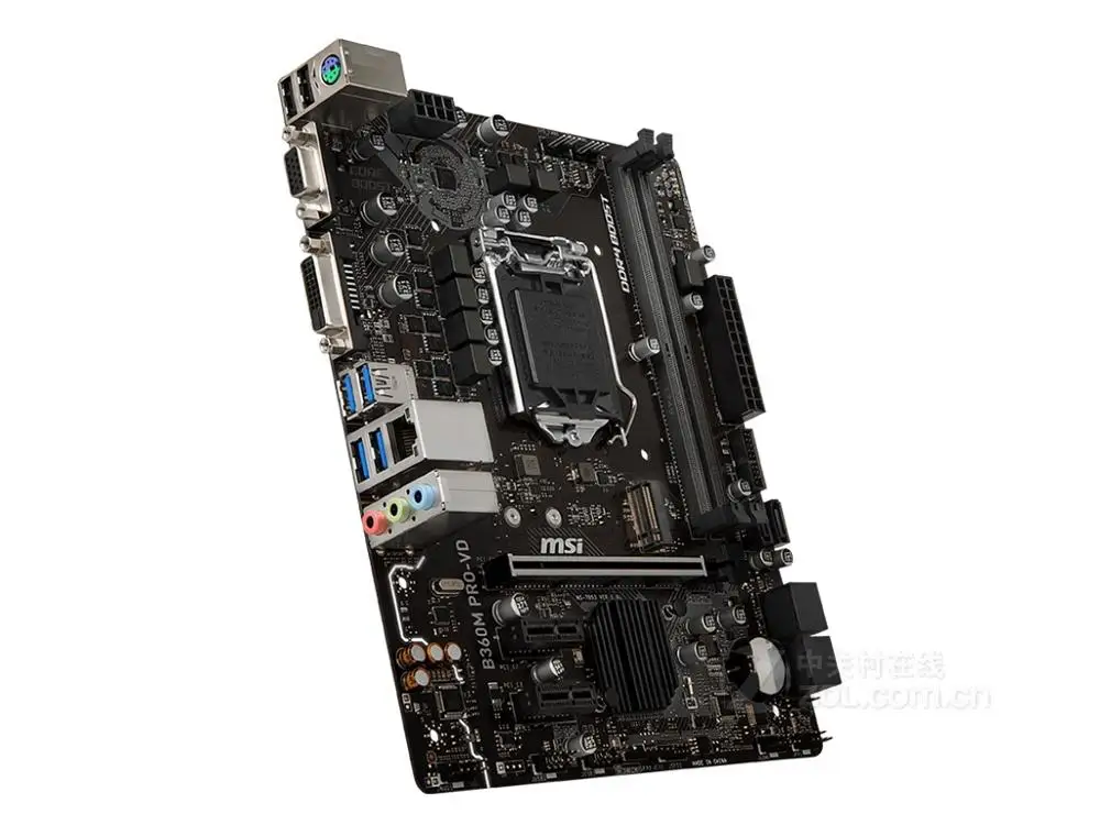 Оригинальная материнская плата MSI B360M новая с процессором LGA 1151 DDR4 USB2.0 USB3.1 32 ГБ для