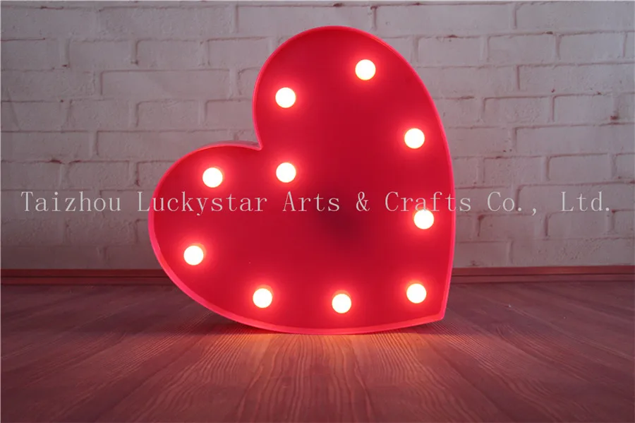 Светильник до 13 &quotПластик шатер светильник красное сердце образный знак