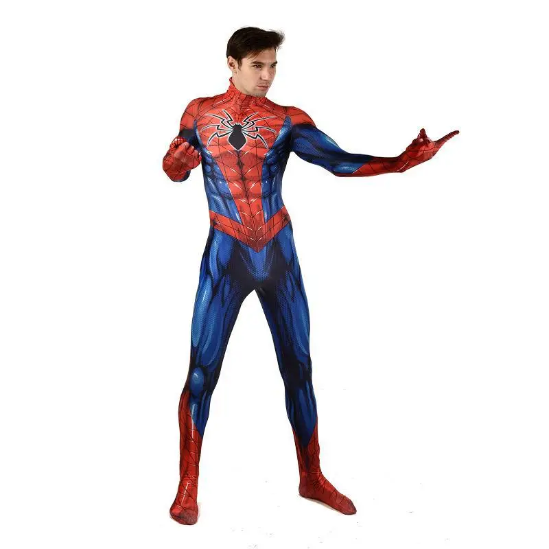 Новейшие все Новые разные костюм Человека паука спандекс зентай игры Spidey Косплей