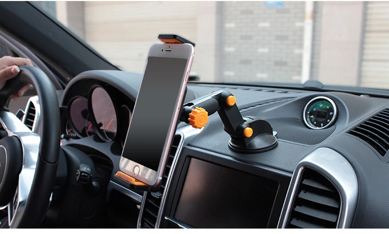 Регулируемая Складная Автомобилей Air Vent Клип Всасывания Мобильный Телефон