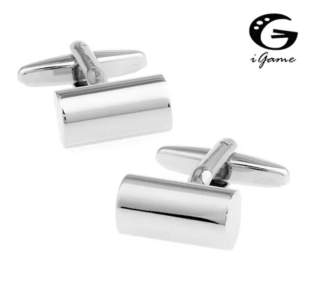 IGame дизайнерские запонки серебряного цвета Медь чистый дизайн лучший подарок для