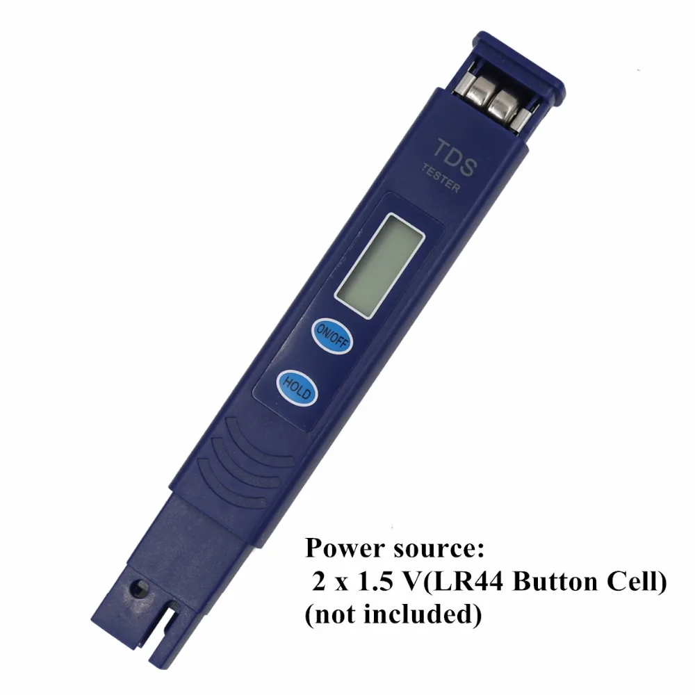 High Quality Deep Blue Portable Pen Digital TDS Meter 2 Key 0-9990PPM Filter Measuring Water Purity Tester 40%Off | Инструменты