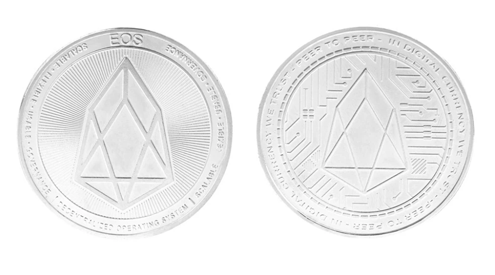 Валюта грейпфрута Виртуальная металлическая памятная монета EOS экспортная