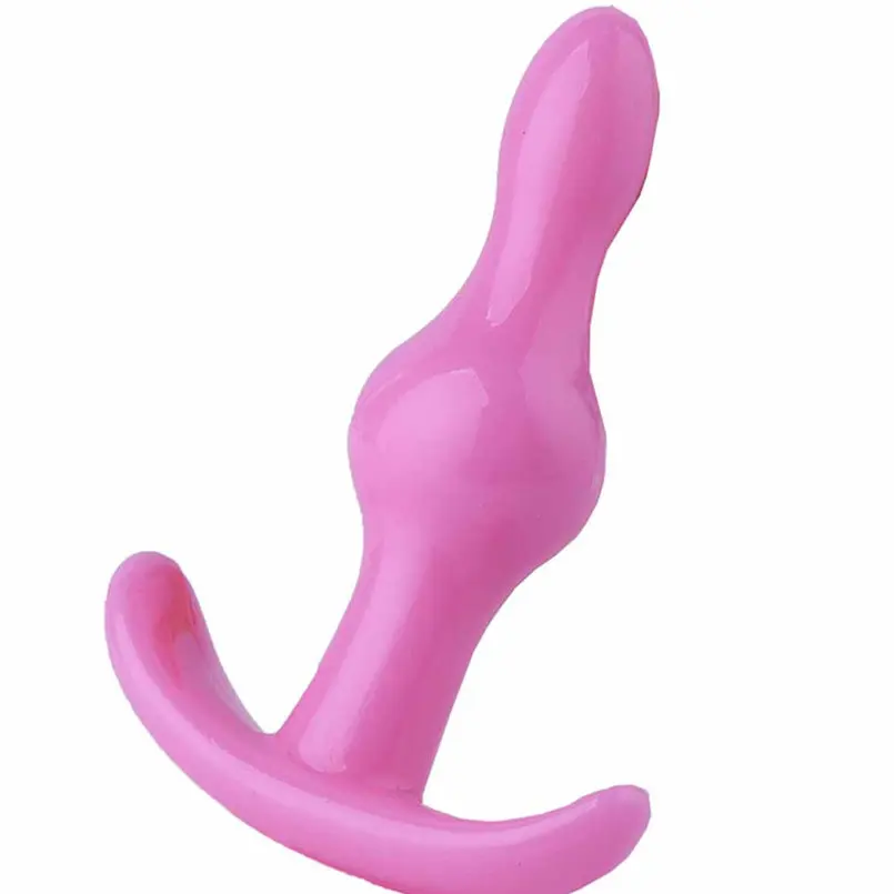 Силиконовый анальный фаллоимитатор без вибратора Мужской массажер простаты