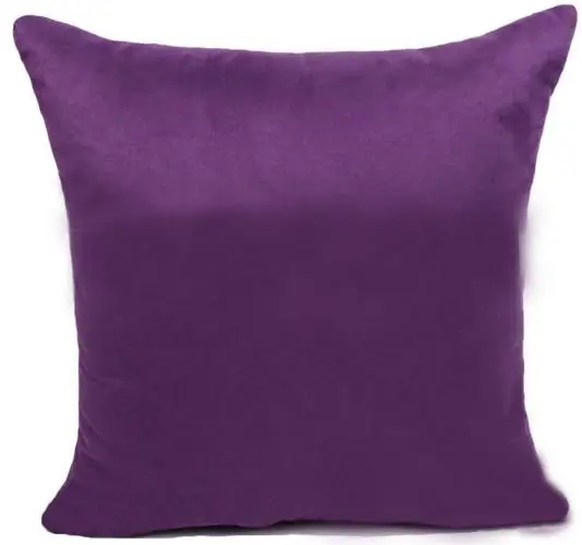 dark purple ; зимняя обувь на заказ 30*45 см, 35*50 см 40*60 см 70*70 см 21 Цвета полиэстер замша простая окрашенная подушка крышка HT-PSUDC-01-L - Цвет: dark purple