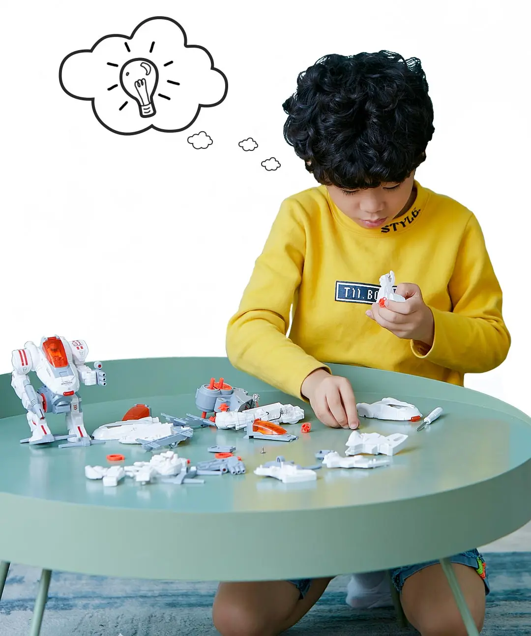 Xiaomi Mijia Bravokids робот строитель DIY строительные блоки РОБОТ строительство и кодирование комплект 54 в 1 костюм