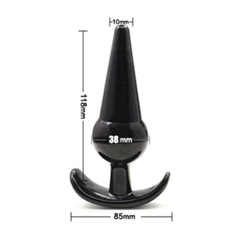 Soft TPR Anal Butt Plug Vaginal G-spot Stimulation Backyard Bead Masturbation Dildo Sex Toys for Women Gay | Красота и здоровье