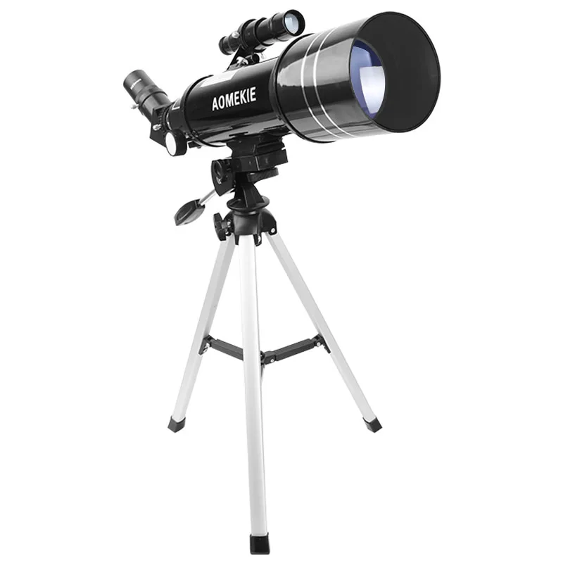 AOMEKIE F40070M Zoom HD Refractive Astronomical Telescope with High Tripod Protable Monocular Spotting Scope Match SLR телескопы
