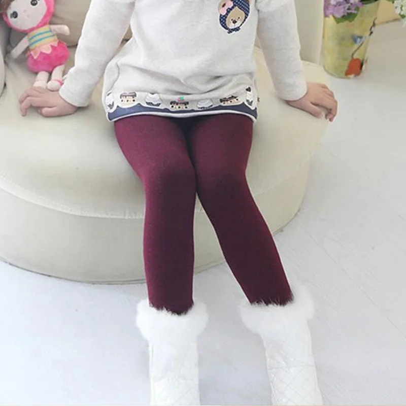 Леггинсы для девочек леггинсы зимние детские маленьких Infantil Para Meninas Pantalon Fille зима