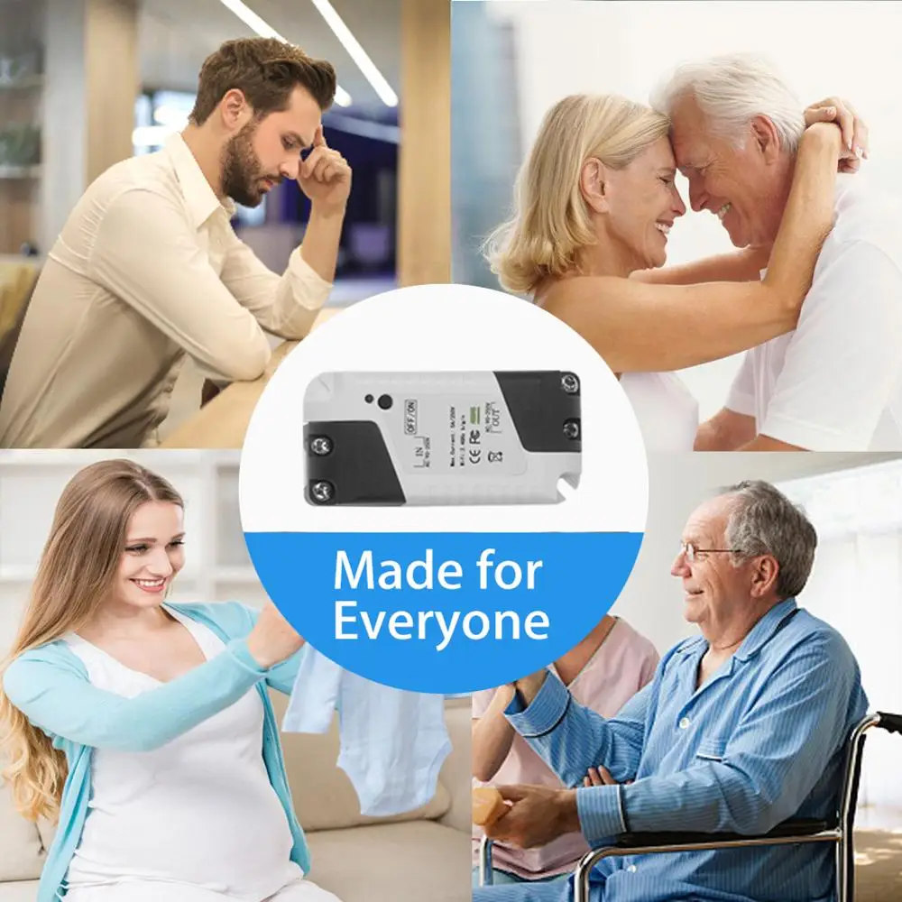 Умный выключатель eMylo 6 шт. миниатюрный света с Wi Fi 220 В 1 канал Беспроводной