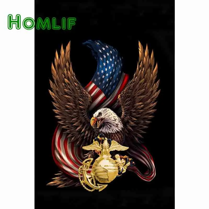 Full 5D diy Diamond Painting usmc Cross Stitch Crystal Needlework Embroidery Decorative Wedding decoration | Дом и сад