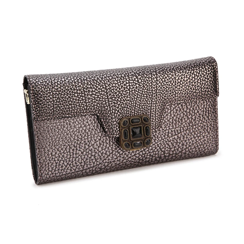 Мода женские из натуральной кожи свободного покроя клатч сумки ветки