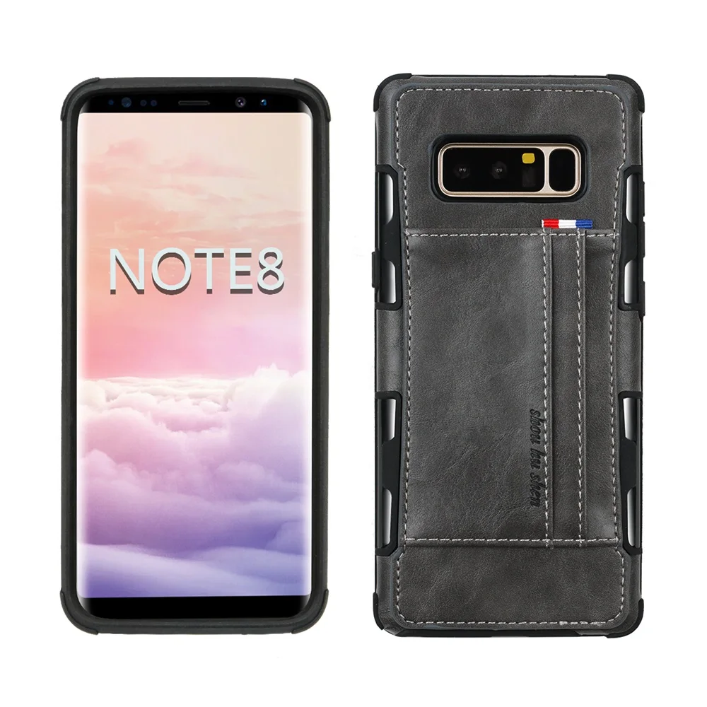 Кожаный бумажник чехол для samsung Galaxy S8 плюс Слот карт Роскошный S9 Note 9 Coque