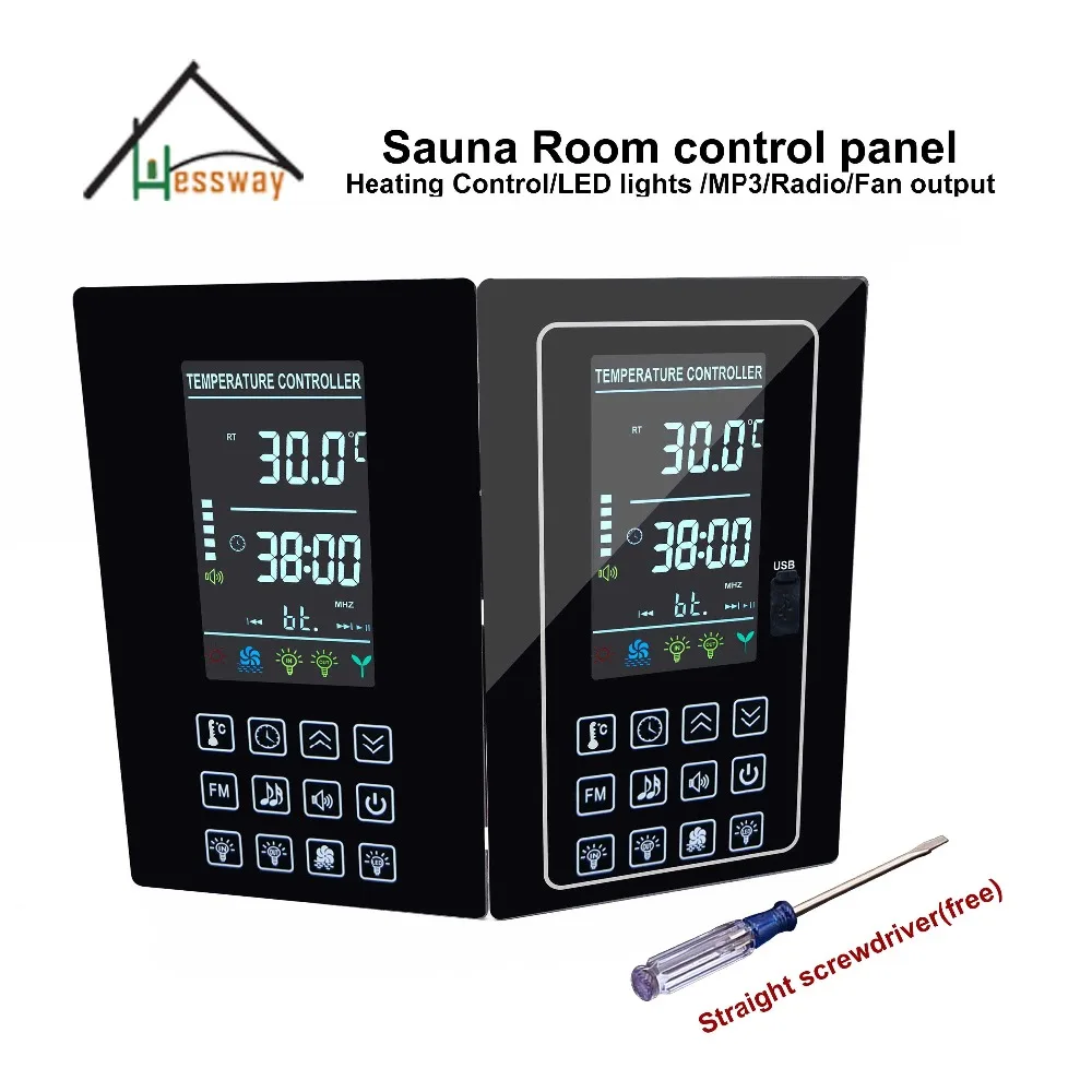 110V 220V Multi-Function Sauna Room Temperature Controller with AUX Output LED or Oxygen Bar | Инструменты