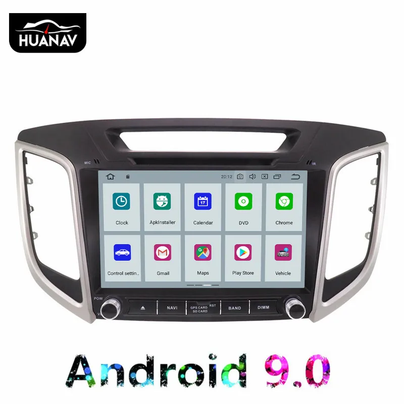 Android 9 0 автомобильный dvd плеер gps навигация для HYUNDAI IX25 2014 2018 CRETA Радио авто Satnav