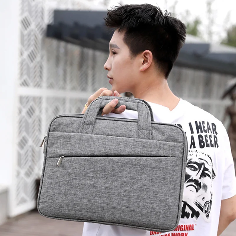 Новая Ультралегкая деловая сумка для ноутбука 15 6 дюймовая Мужская и женская
