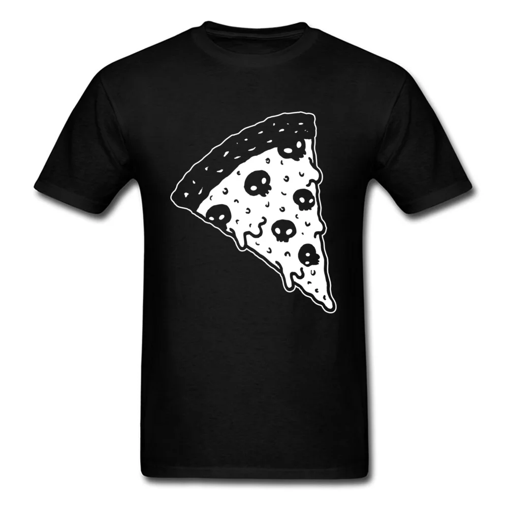 Мужская футболка с черепами Death By Pizza топы для ног футболки принтом на Хэллоуин в