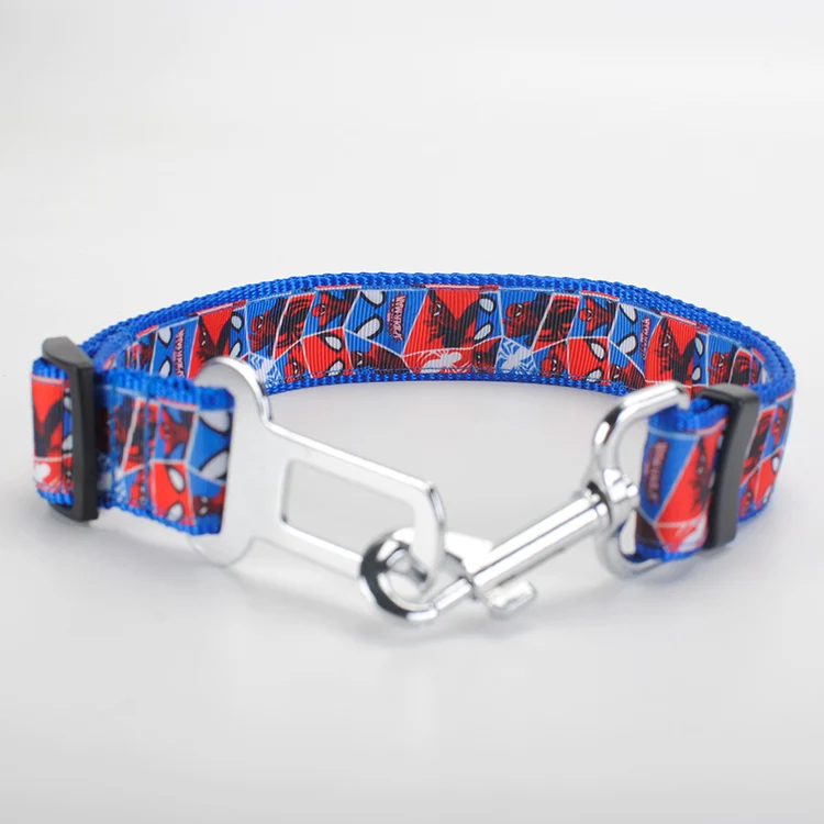 New 1&quot 25mm cartoon /halloween pattern printed grosgrain ribbon nylon car safety belt buckle for pet | Дом и сад