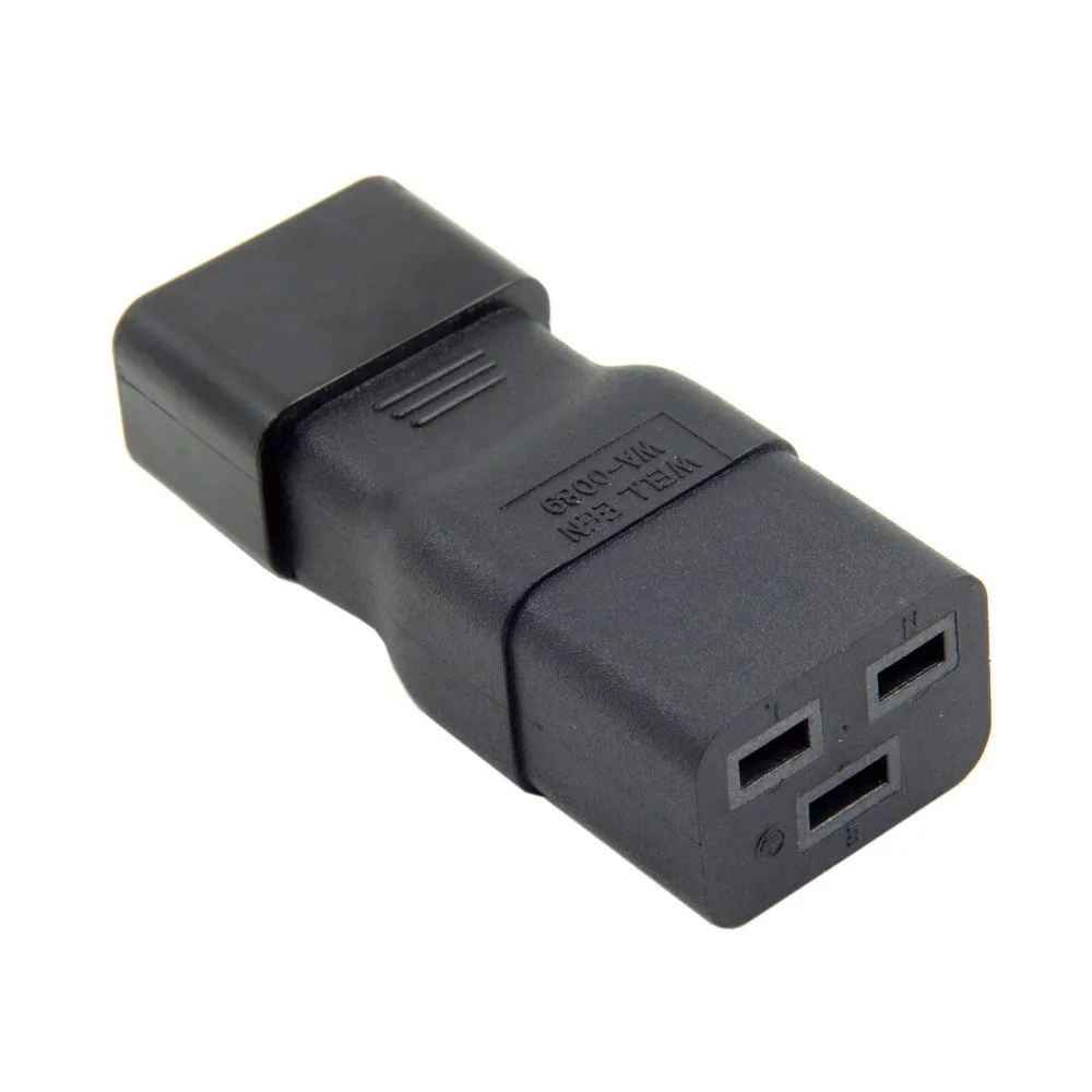 100 шт. IEC320 Male C14 to Female C19 адаптер питания для PDU UPS 10A 16A | Компьютеры и офис