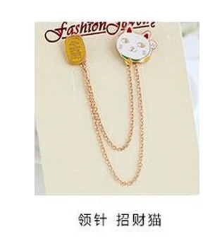 Высокое качество маленький белый кролик счастливая кошка омлет Гора Fuji планета облако Молния Брошь на