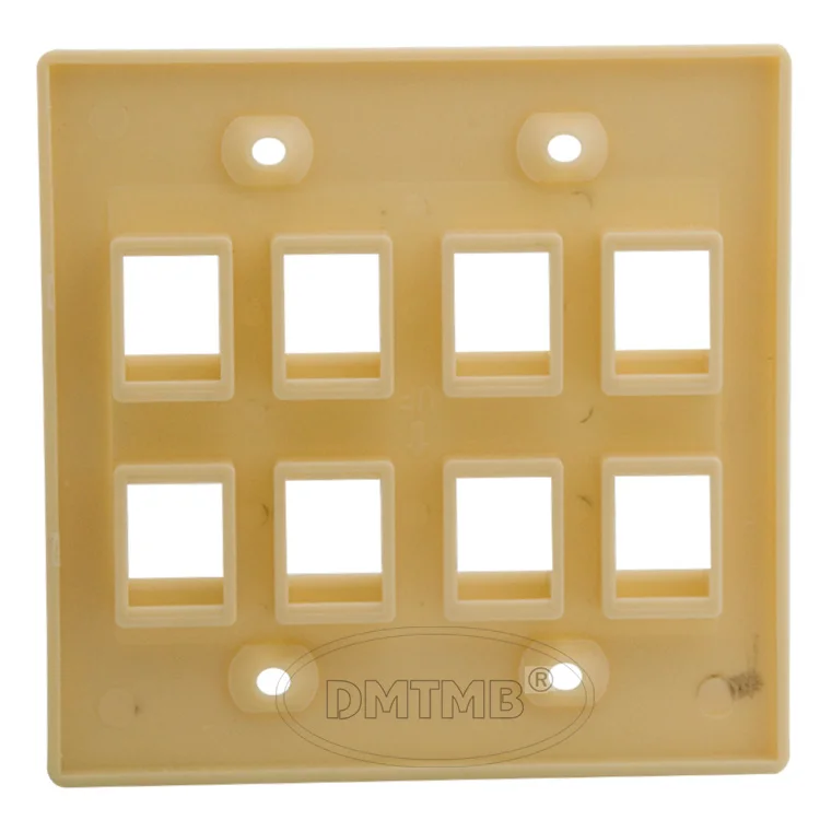 8 портовая настенная пластина keystone с 120X120 мм и цвета слоновой кости|wall plate|keystone wall