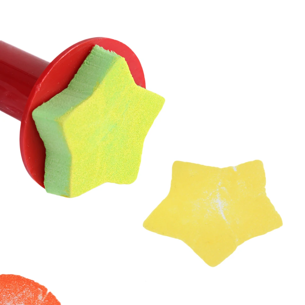 Детская кисть для рисования цветочный штамп Детские DIY граффити игрушки