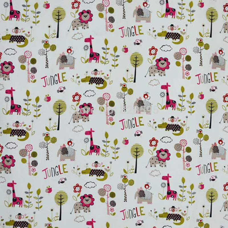 DA214 Детский рисунок печать класс чистый хлопок холст диван/Материал чехла