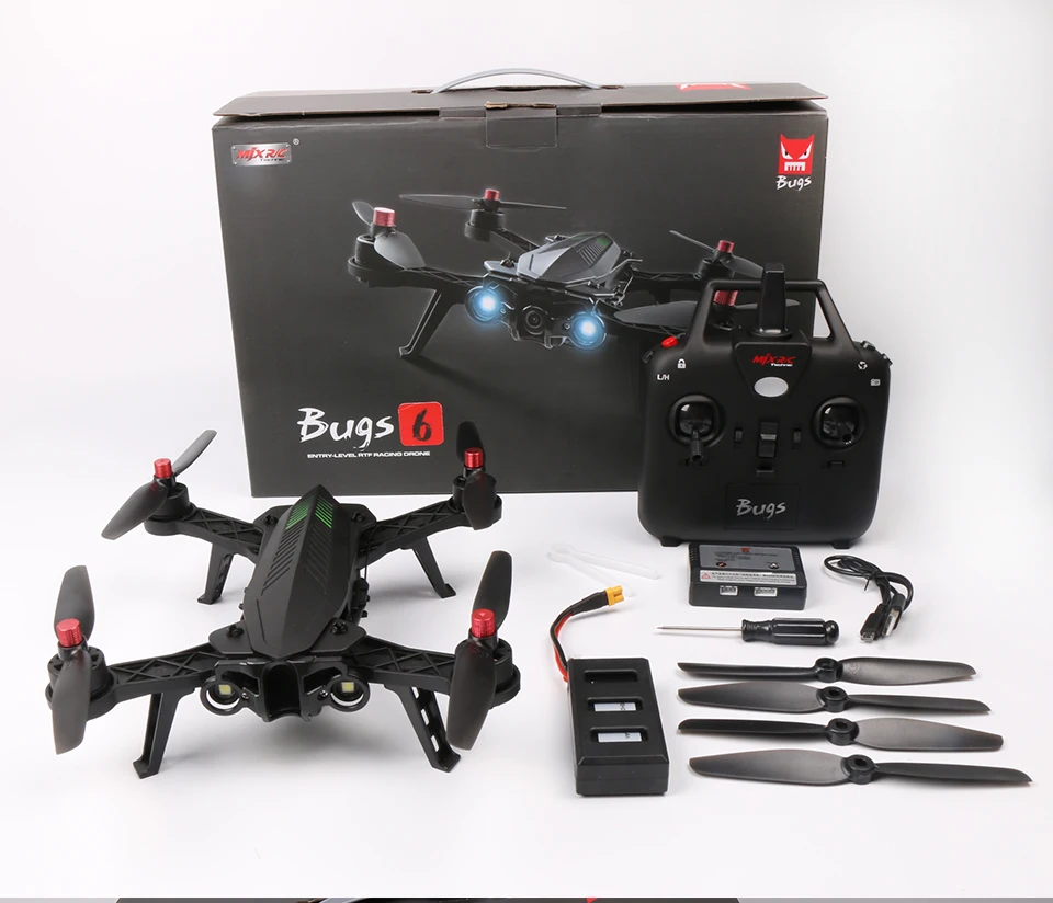 MJX ошибки 6 B6 Радиоуправляемый Дрон 5 8 г fpv 2 4 Квадрокоптер контроллер ось