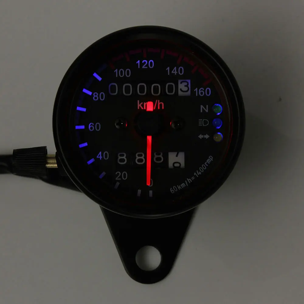 Датчик спидометра IZTOSS для мотоцикла универсальный одометр с светодиодный