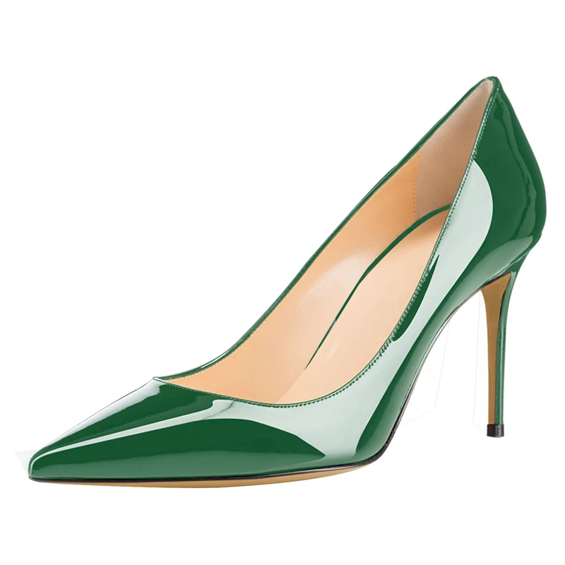 

Tacones Hot Sale Women Fashion Concise Solid White Pointed Toe Pumps Ladies Office Party Comfortable Shoes Big Size D021C