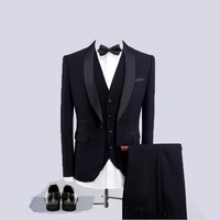 jacketvestpants2019 black slim fit mens wedding suits blazer business mens formal wear high quality mens casual suits